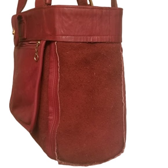 💎EUC💎 | Gorgeous 🟥🔴🟥RARE Red🟥🔴🟥 | Vintage Coach 4157 Bag | Waverly Tote - Picture 7 of 16